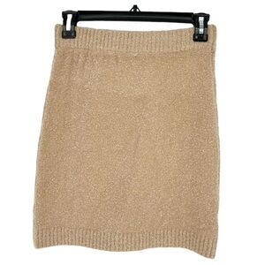 Vici Stretch Euphoria Mini Skirt in Camel‎ Tan
